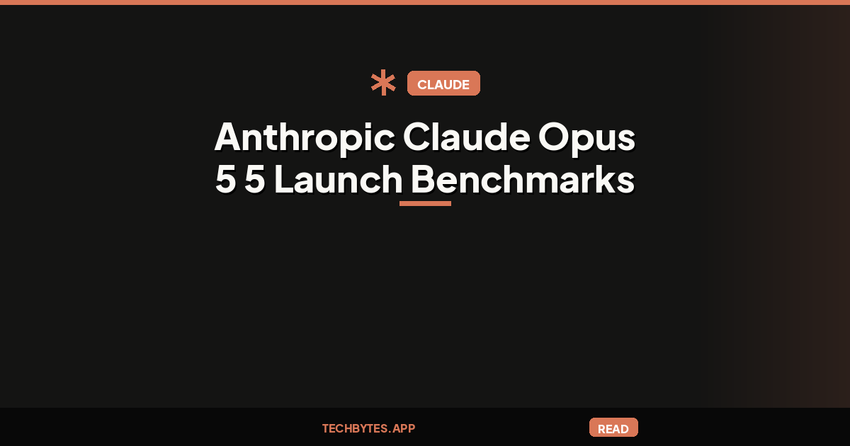 Claude Opus 5.5: benchmarks, 40% lower pricing, availability